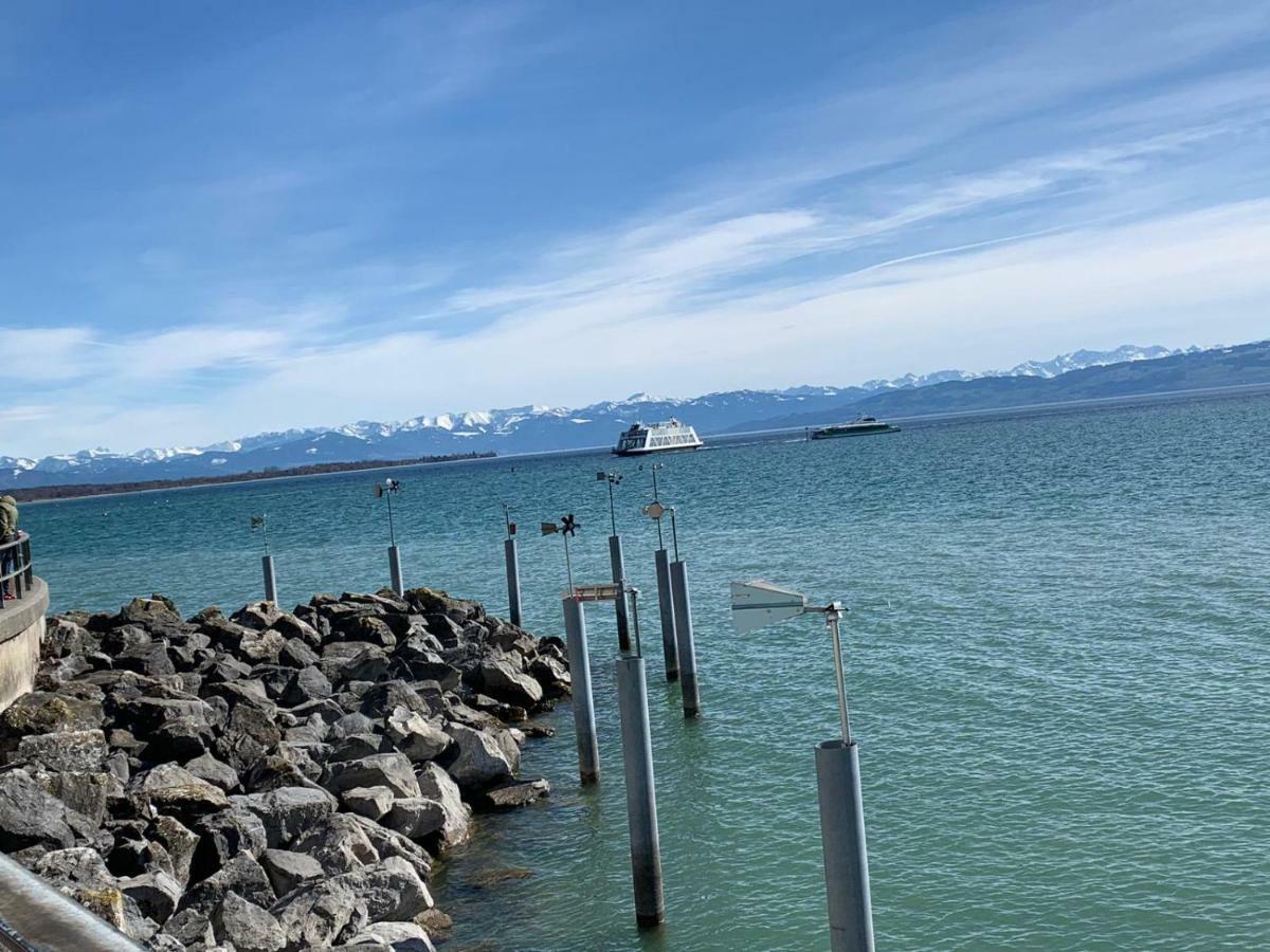 Seeblick Ferienwohnung Bodensee Friedrichshafen Exteriör bild