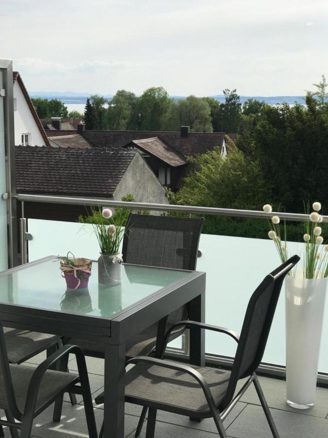 Seeblick Ferienwohnung Bodensee Friedrichshafen Exteriör bild